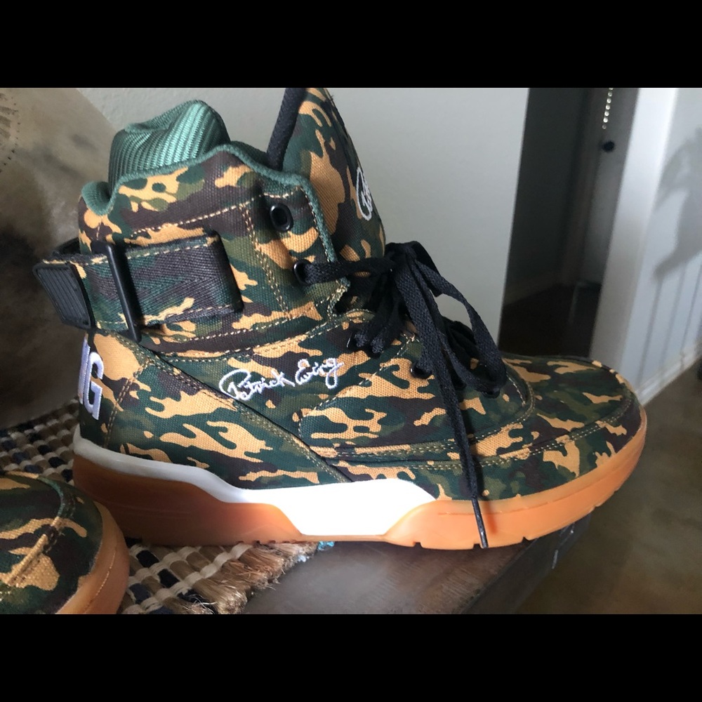 Patrick Ewing #33 Camo Shoes size 12 men